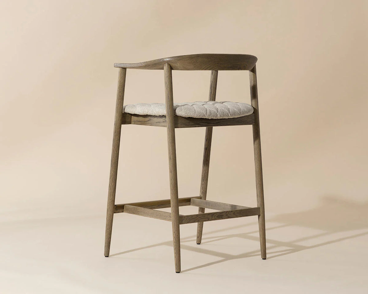 Jeremy Counter Stool - Weathered Oak