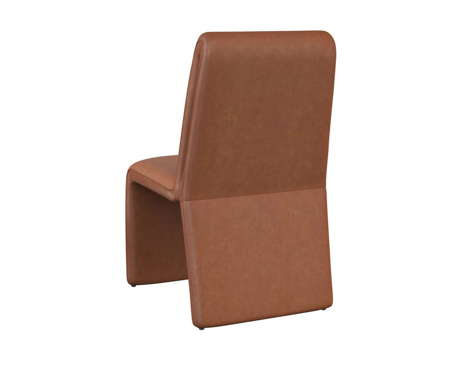 Cascata Dining Chair-Marseille Camel-Leather - Maison Vogue