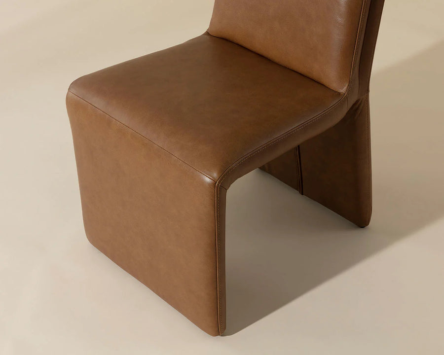 Cascata Dining Chair-Marseille Camel-Leather