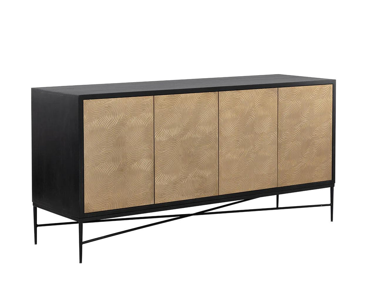 Algarve Sideboard-Champagne Gold - Maison Vogue