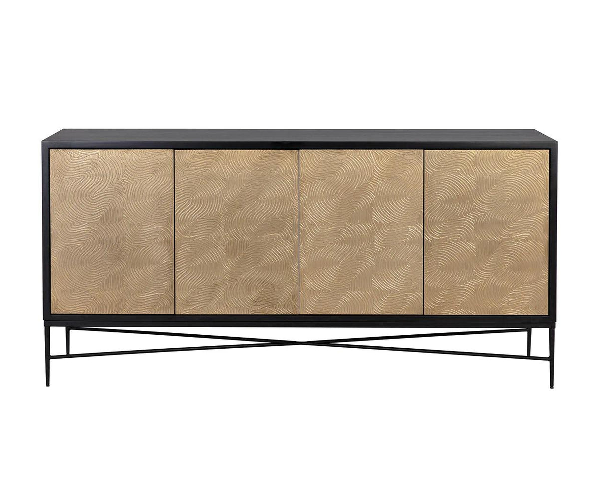 Algarve Sideboard-Champagne Gold - Maison Vogue