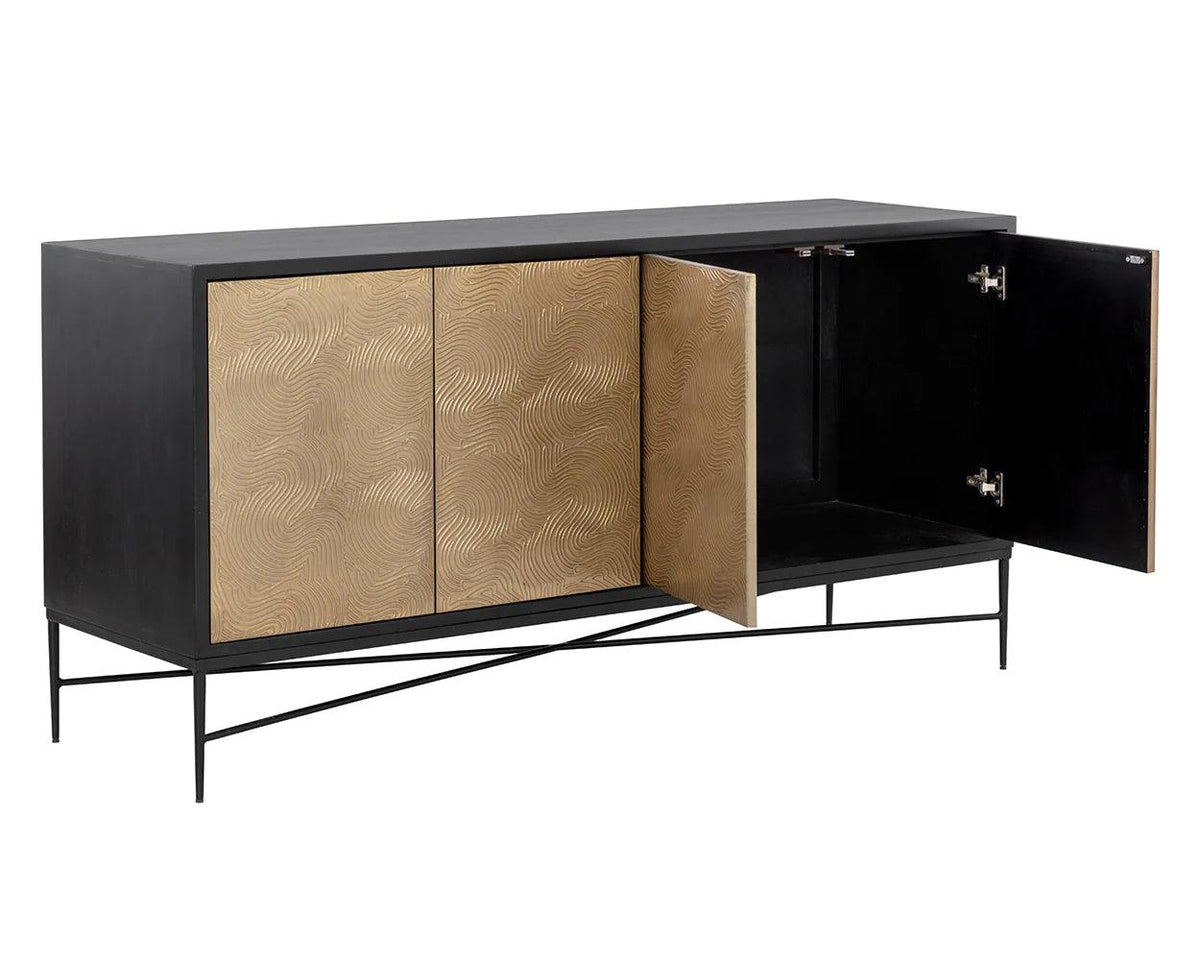 Algarve Sideboard-Champagne Gold - Maison Vogue