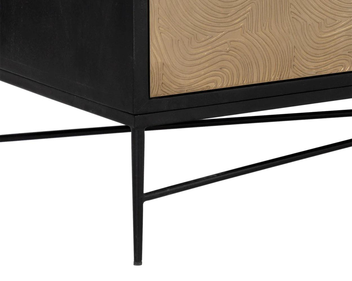 Algarve Sideboard-Champagne Gold - Maison Vogue