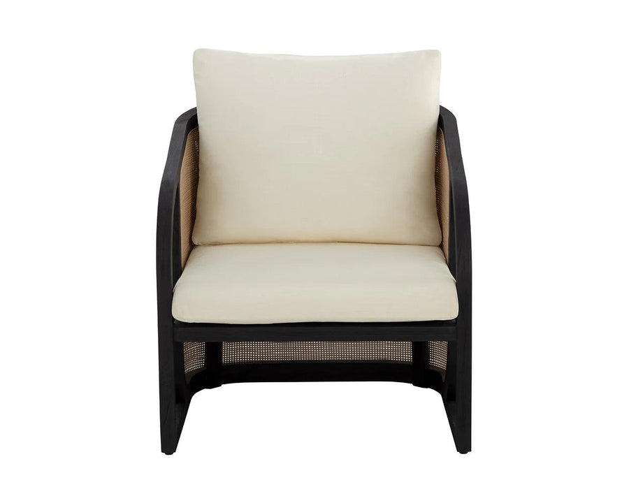 Palermo Lounge Chair - Charcoal - Maison Vogue