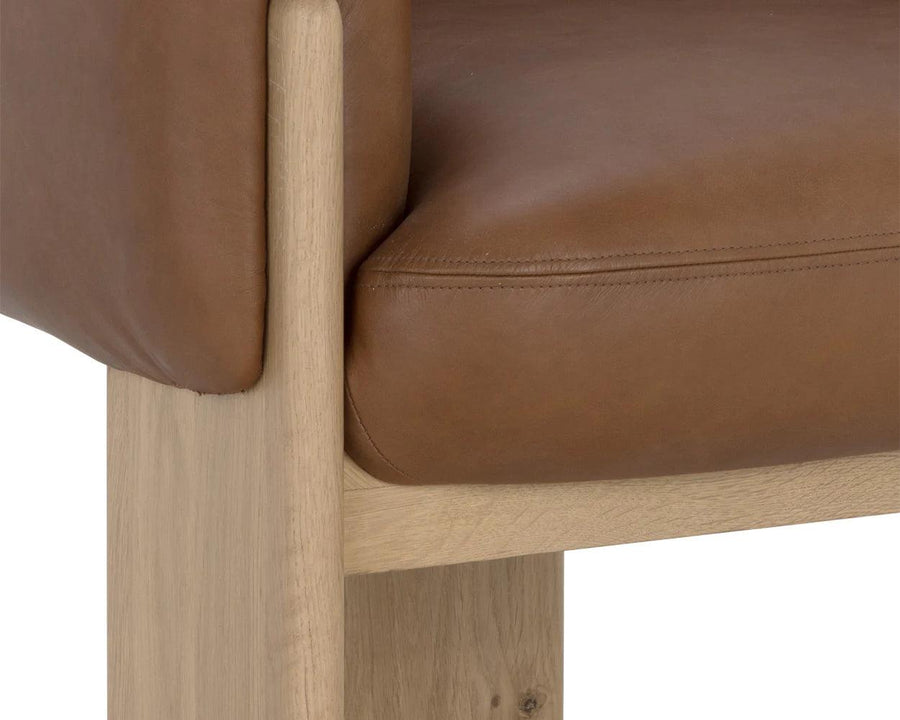 Trine Lounge Chair-Vintage Camel Leather - Maison Vogue