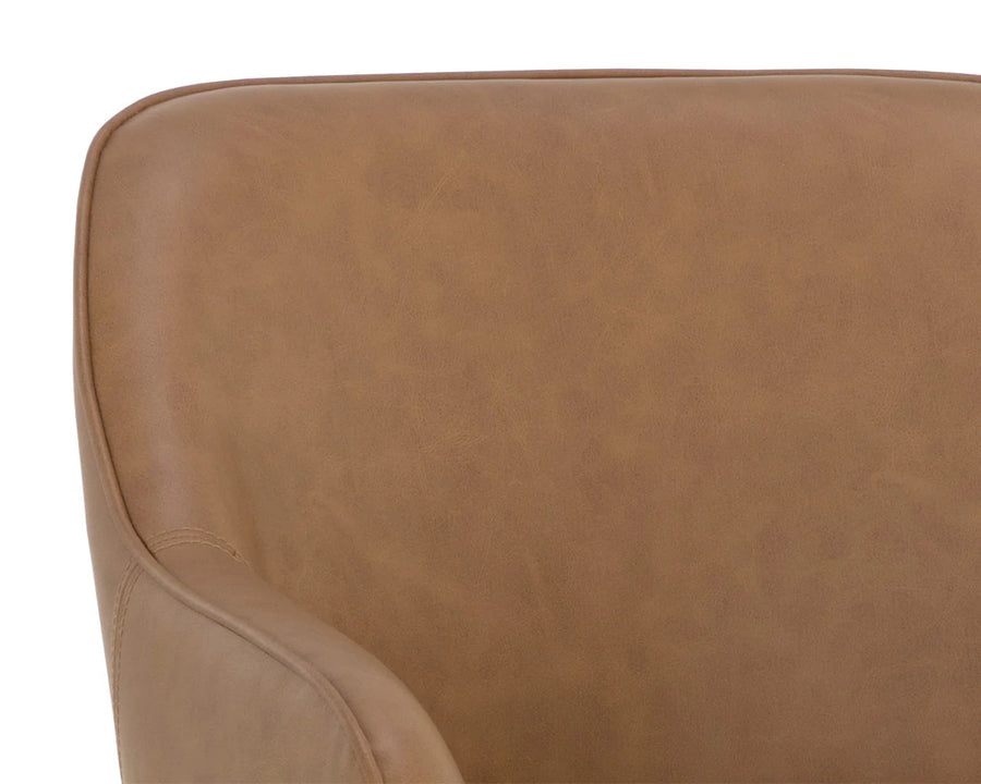 Malachi Dining Armchair-Milliken Cognac