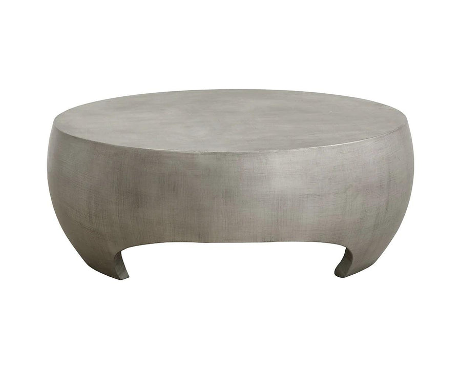 Tarsus Coffee Table-Pewter Look - Maison Vogue
