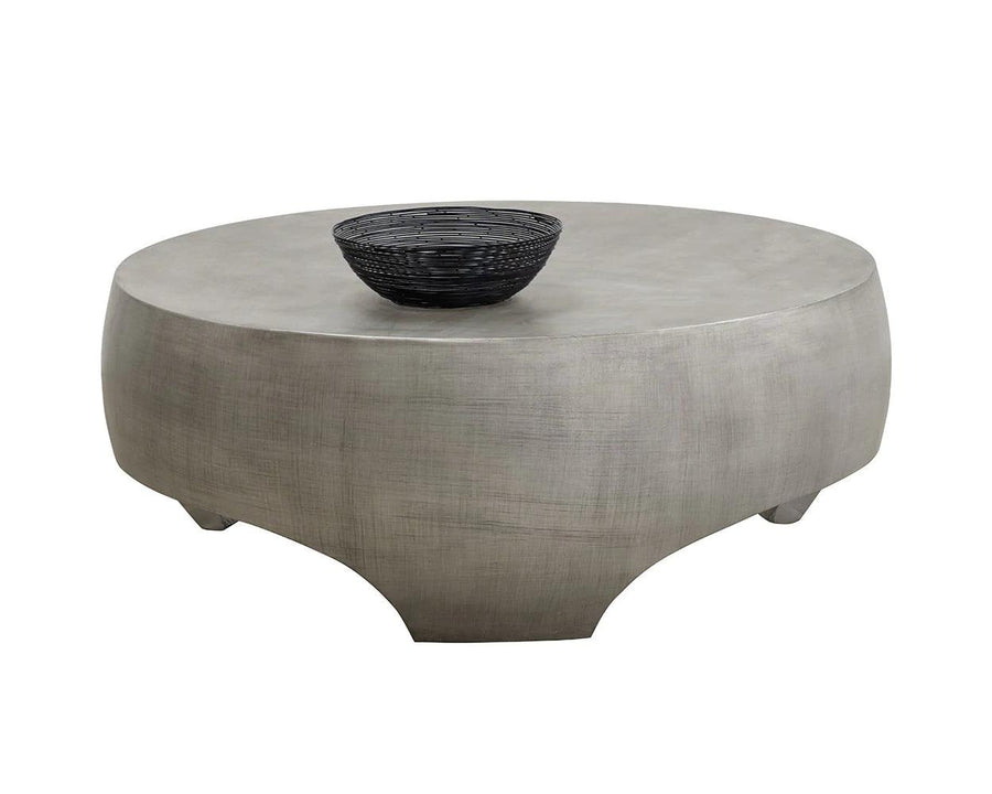 Tarsus Coffee Table-Pewter Look - Maison Vogue