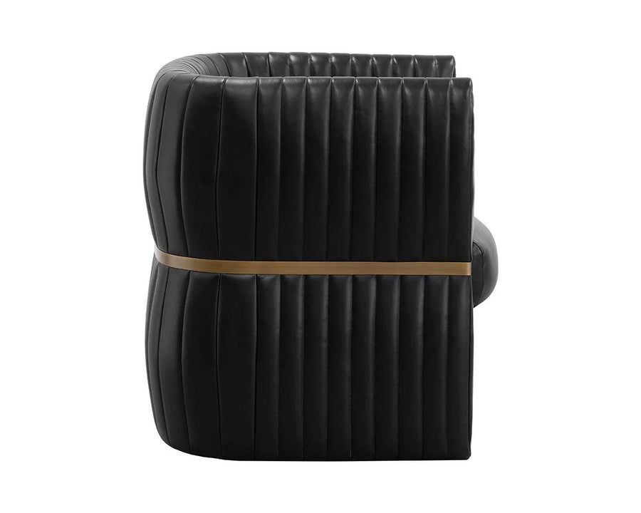 Tryor Lounge Chair-Vintage Black Night - Maison Vogue