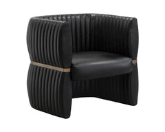 Tryor Lounge Chair-Vintage Black Night - Maison Vogue