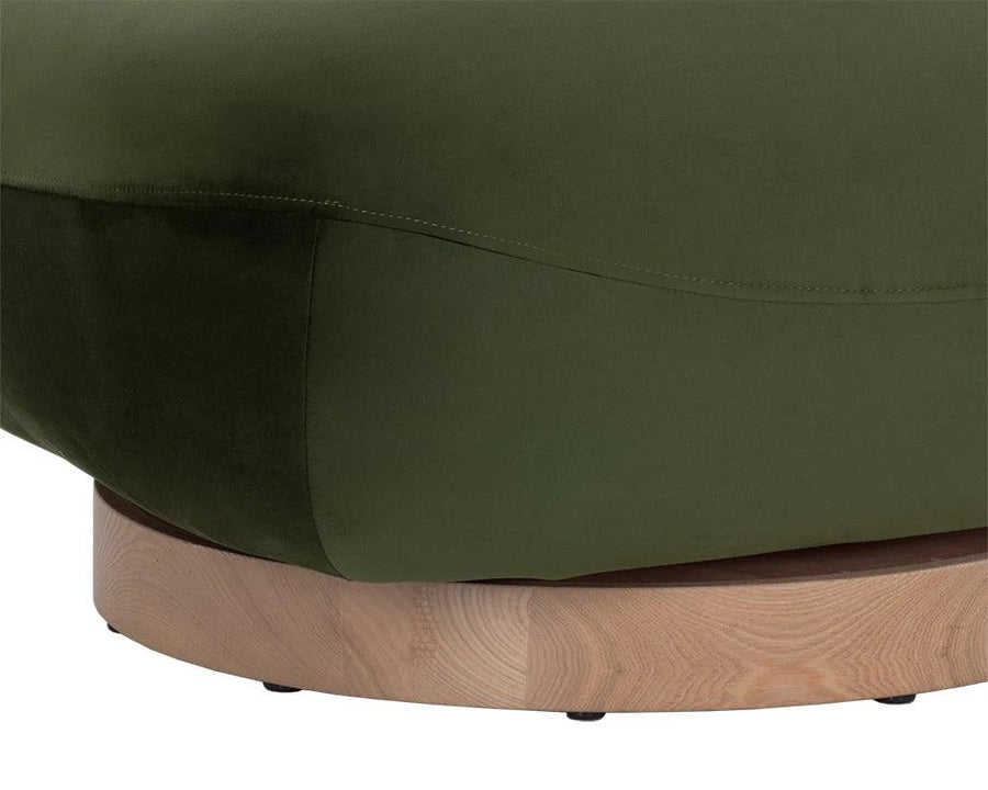 Franze Swivel Lounge Chair-Moss Green - Maison Vogue