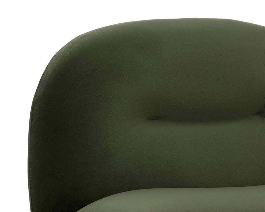 Franze Swivel Lounge Chair-Moss Green - Maison Vogue