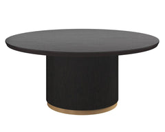 Kalla Dining Table - 68" - Round-Charcoal - Maison Vogue