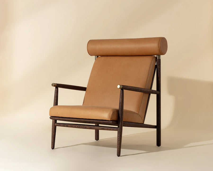 Biko Lounge Chair-Sahara Camel