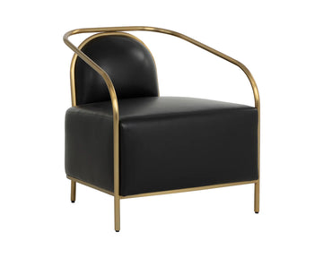 Cicero Lounge Chair-Cantina Black