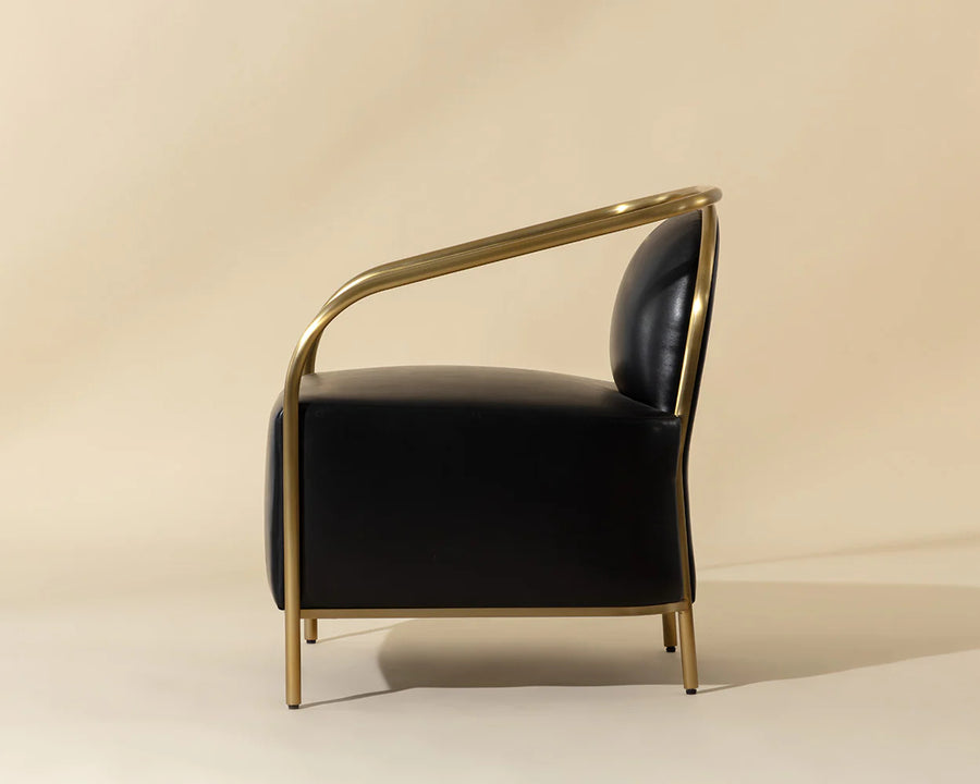 Cicero Lounge Chair-Cantina Black