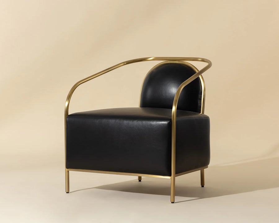 Cicero Lounge Chair-Cantina Black