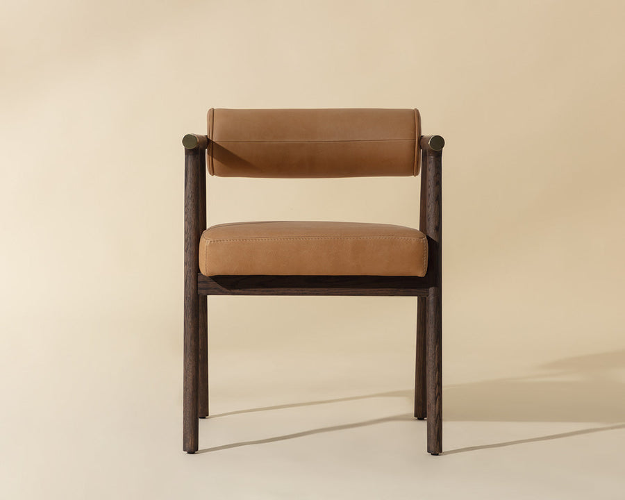 Sova Dining Armchair-Sahara Camel