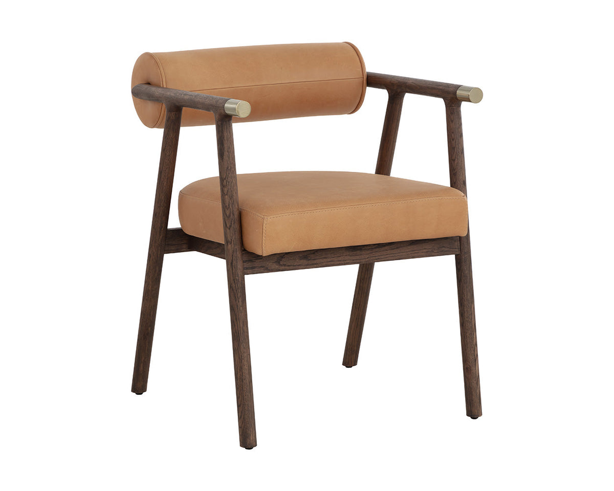 Sova Dining Armchair-Sahara Camel