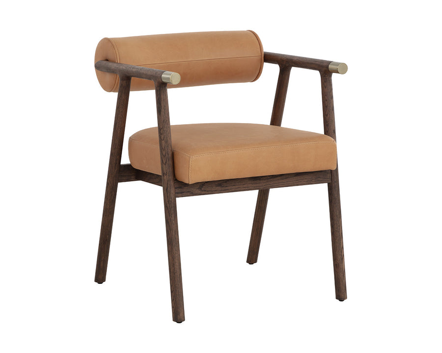 Sova Dining Armchair-Sahara Camel