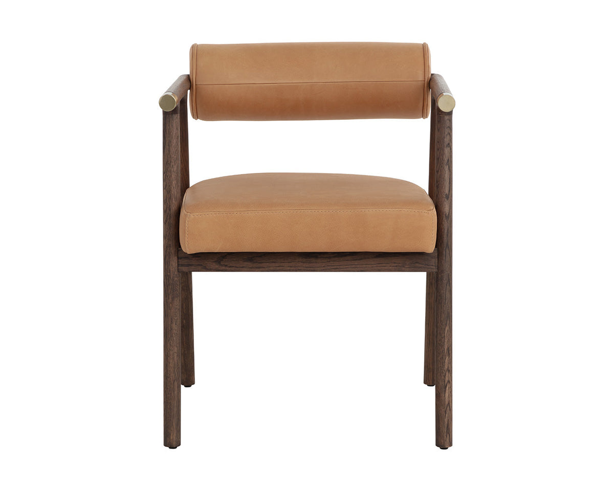 Sova Dining Armchair-Sahara Camel