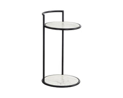 Parga End Table-Black - Maison Vogue