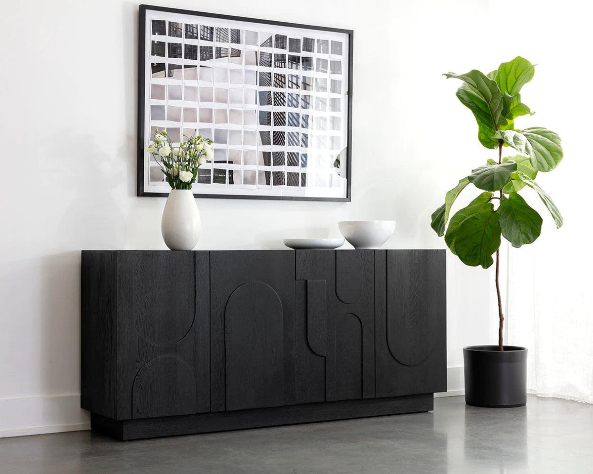 Cove Sideboard-Black - Maison Vogue
