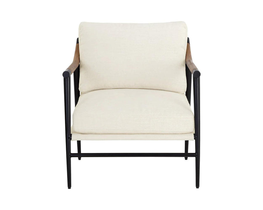Meadow Armchair-Heather Ivory Tweed - Maison Vogue