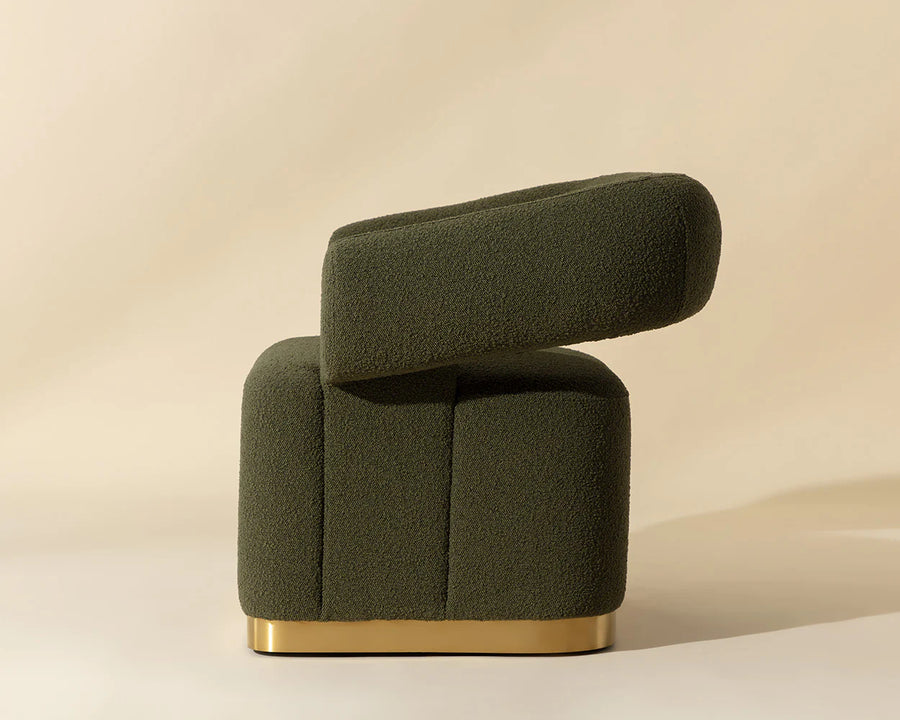 Aggie Swivel Lounge Chair-Copenhagen Olive