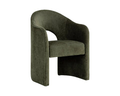 Anaya Dining Armchair-Bergen Olive