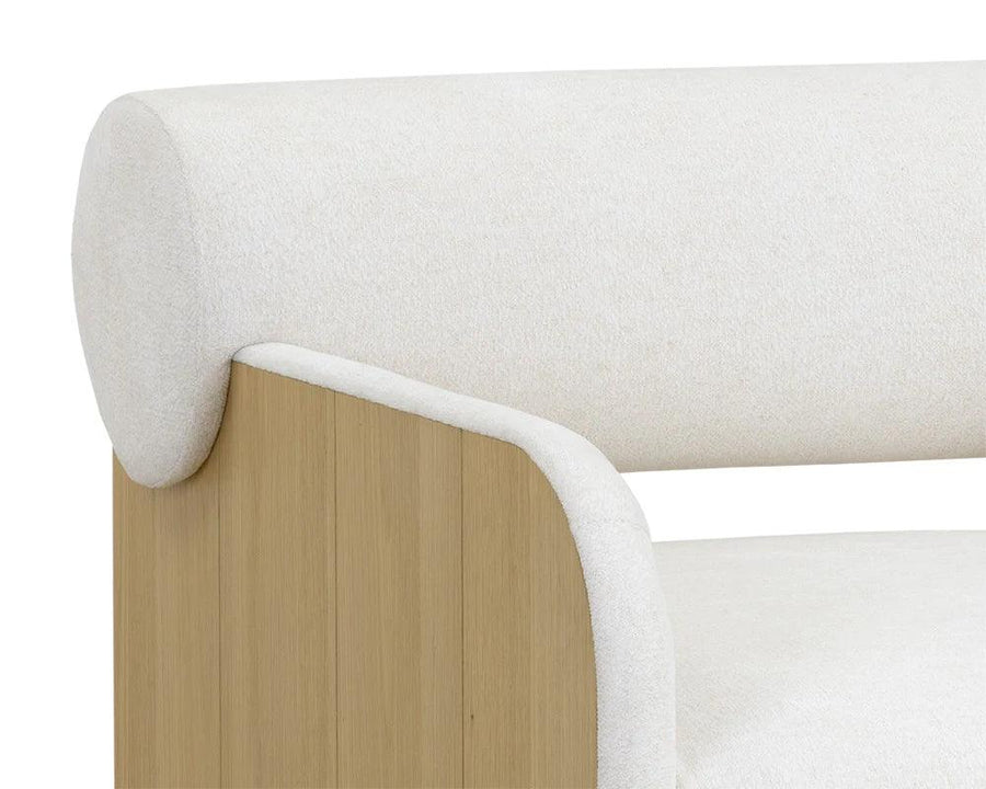 Coburn Lounge Chair-Eclipse White - Maison Vogue