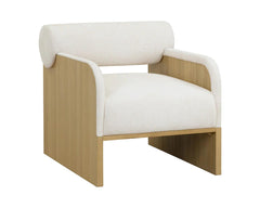 Coburn Lounge Chair-Eclipse White - Maison Vogue