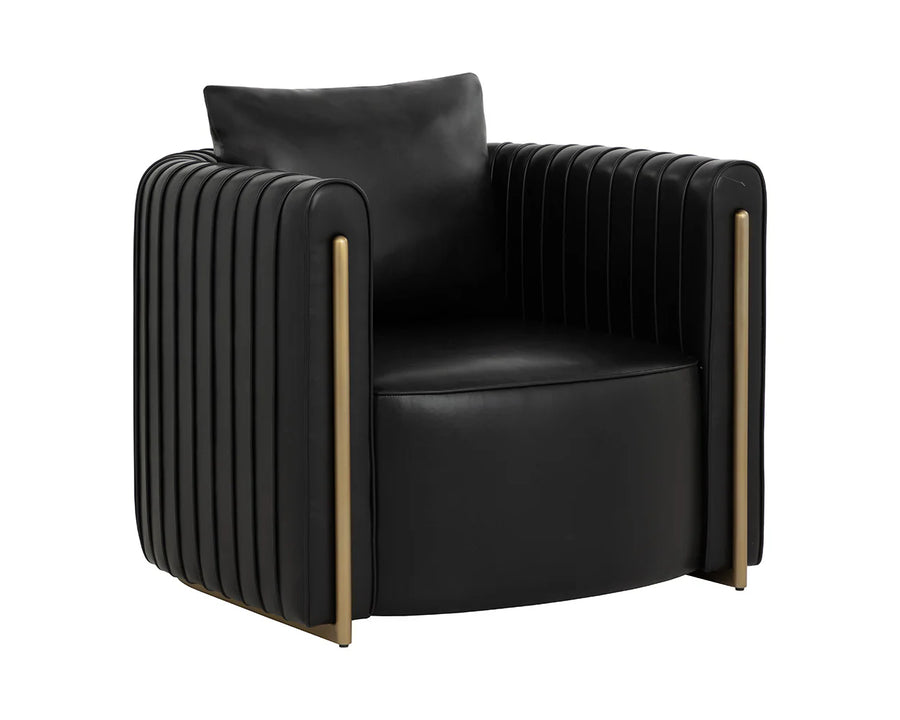 Alix Lounge Chair-Cantina Black