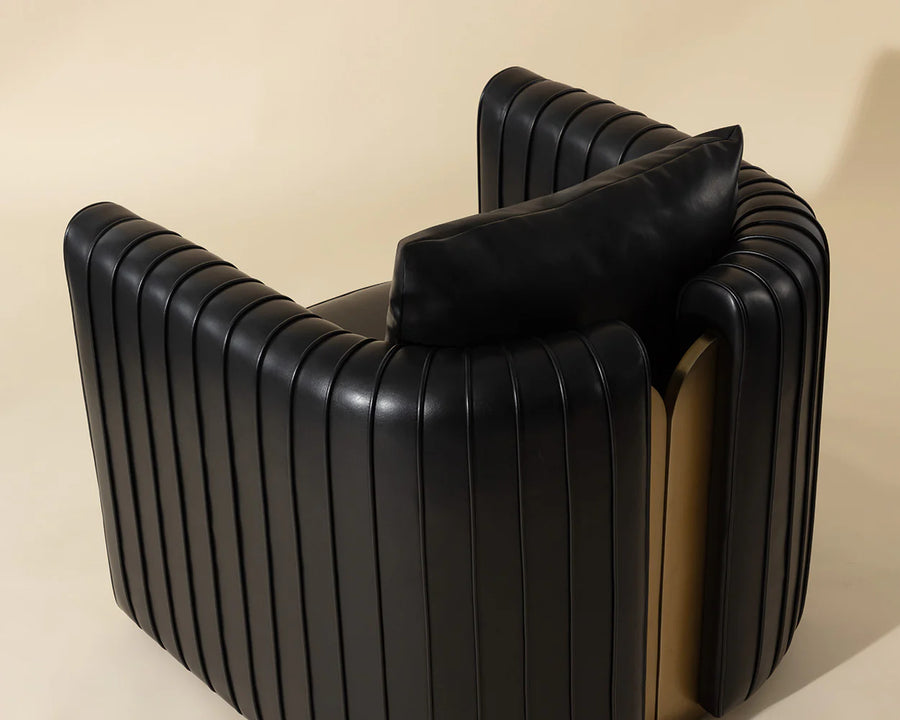 Alix Lounge Chair-Cantina Black