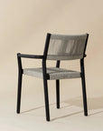 Kavala Stackable Dining Armchair - Charcoal-(Set of 2)