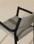 Kavala Stackable Dining Armchair - Charcoal-(Set of 2)