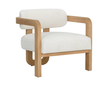Madrone Lounge Chair - Rustic Oak - Maison Vogue