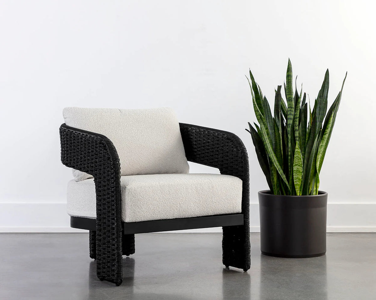 Pylos Lounge Chair - Black