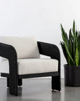 Pylos Lounge Chair - Black