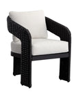 Pylos Dining Armchair - Black