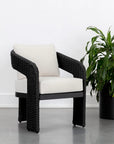 Pylos Dining Armchair - Black