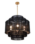 Alyssa Chandelier - Black Jute