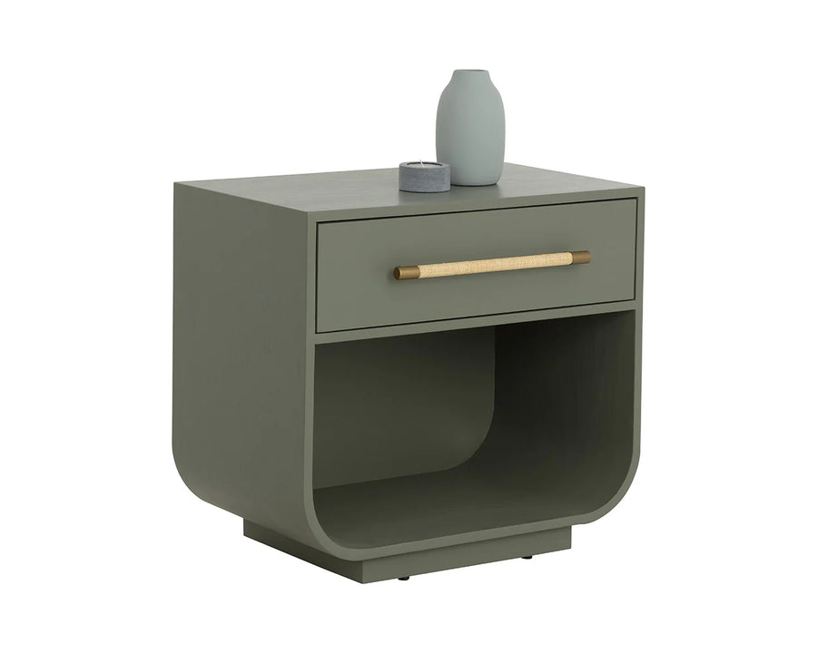 Tarrant Nightstand-Sage Green