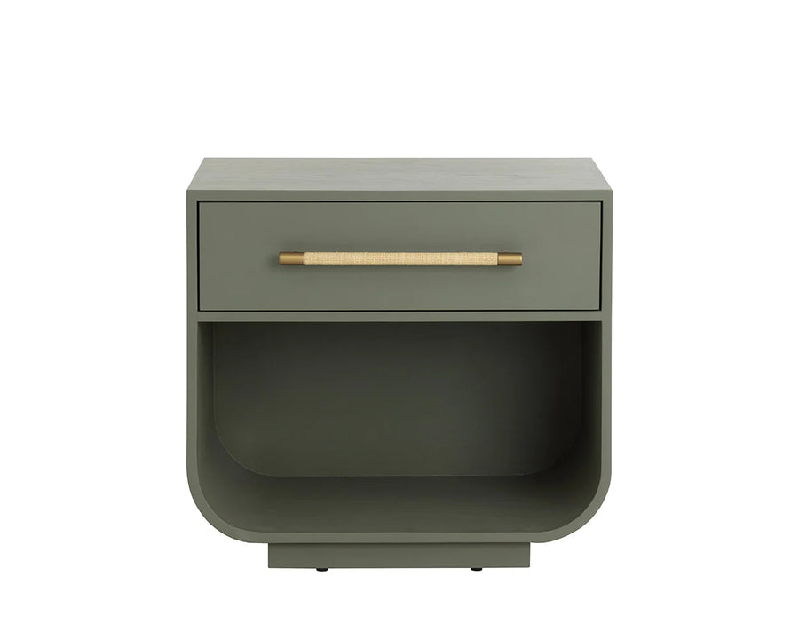 Tarrant Nightstand-Sage Green