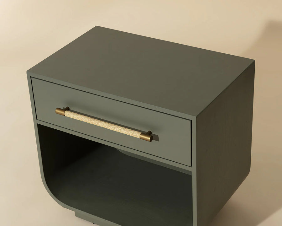 Tarrant Nightstand-Sage Green