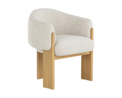 Trine Dining Armchair - Rustic Oak