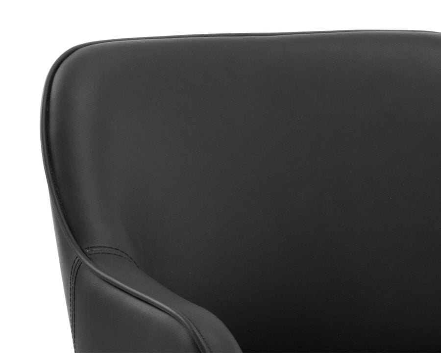 Malachi Dining Armchair-Cantina Black