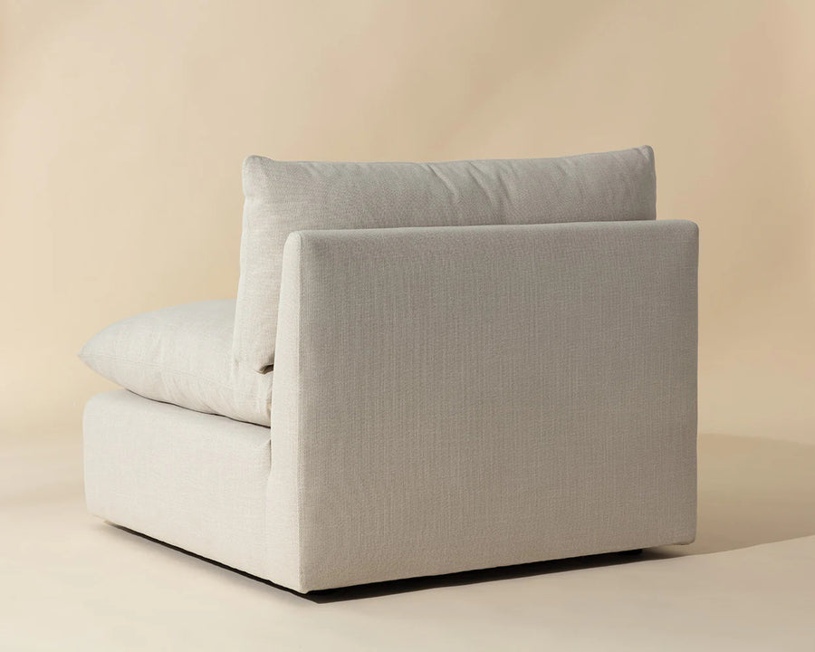 Reve Modular - Armless Chair-Effie Linen