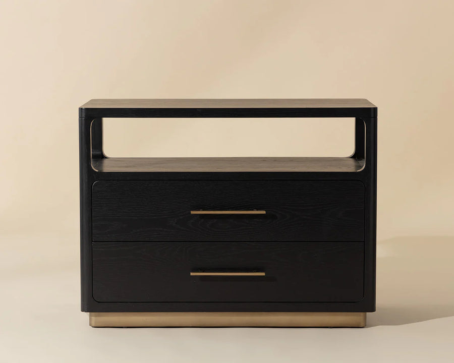 Danette Nightstand-Black