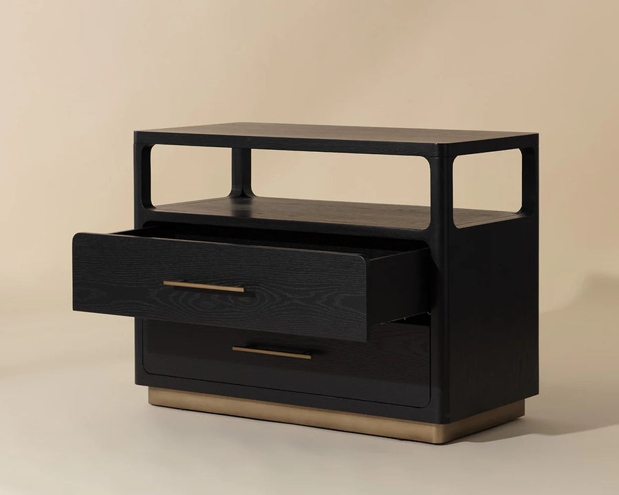 Danette Nightstand-Black